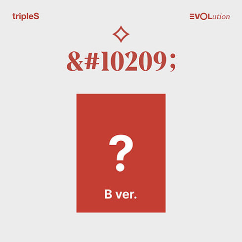 TRIPLES EVOLUTION MINI ALBUM - ⟡ MUJUK + APPLEMUSIC SPECIAL GIFT